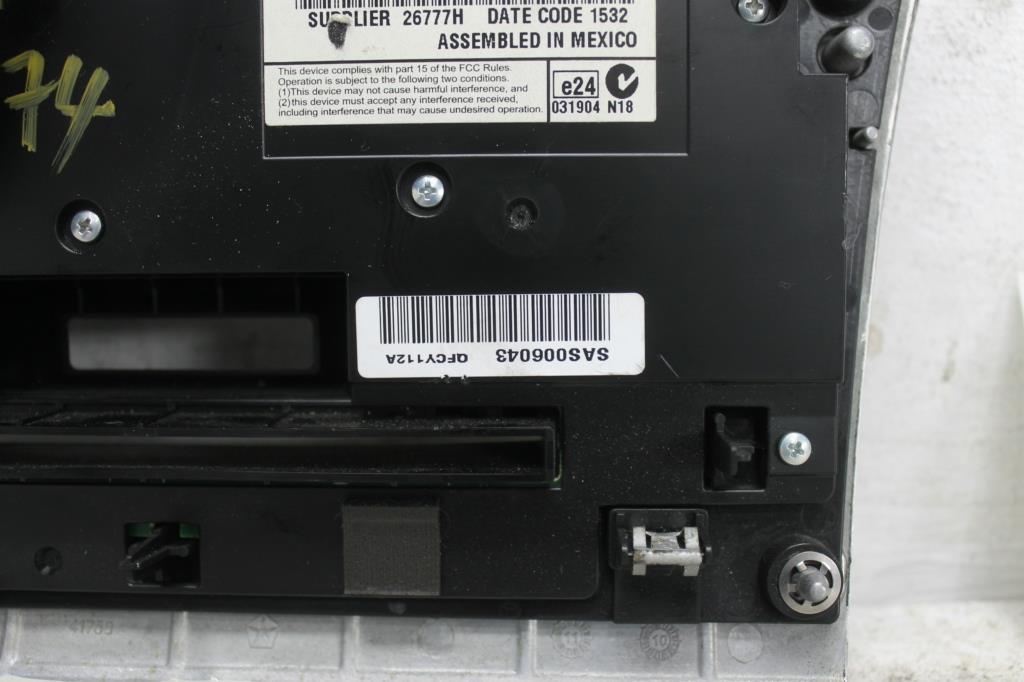 2012 Chrysler 300c Heater/Ac Controls View Auto part Heater/Ac Controls Chrysler 300c 2012