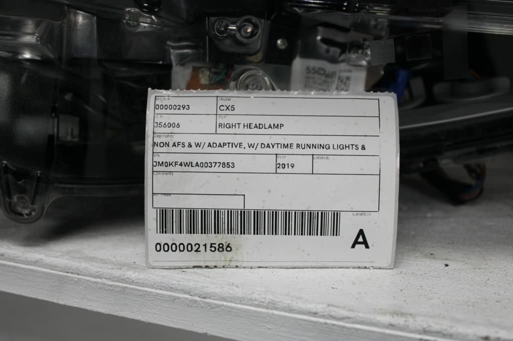 View Auto part Right Headlamp Mazda Cx5 2019