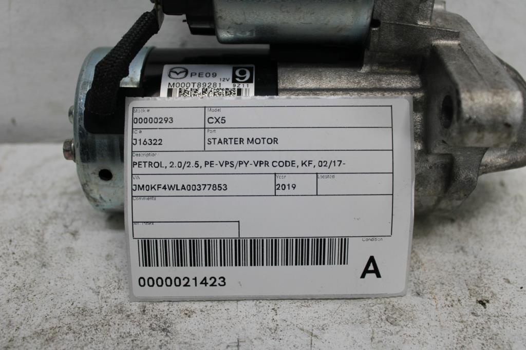View Auto part Starter Mazda Cx5 2019
