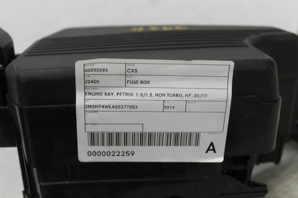 View Auto part Fuse Box Mazda Cx5 2019