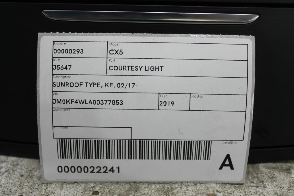 View Auto part Courtesy Light Mazda Cx5 2019