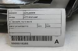 View Auto part Left Headlamp Mitsubishi Outlander 2014