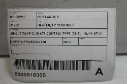 View Auto part Heater/Ac Controls Mitsubishi Outlander 2014