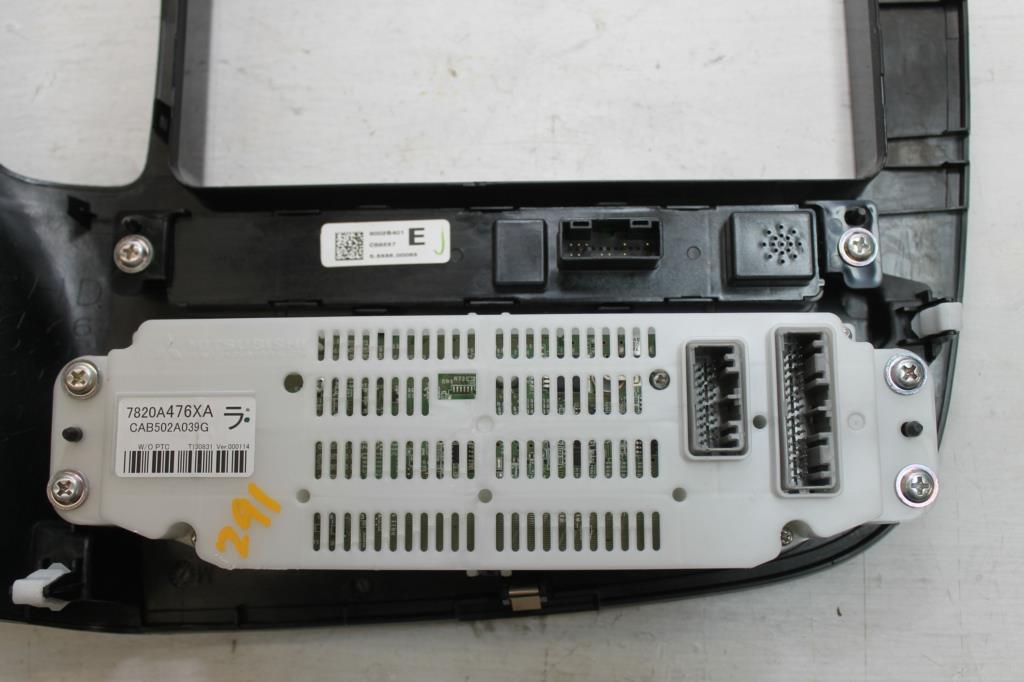 View Auto part Heater/Ac Controls Mitsubishi Outlander 2014
