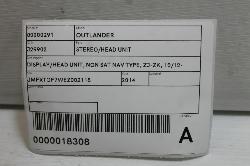 View Auto part Radio/Cd/Dvd/Sat/Tv Mitsubishi Outlander 2014