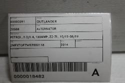 View Auto part Alternator Mitsubishi Outlander 2014