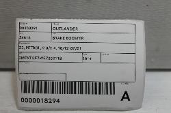 View Auto part Brake Booster Mitsubishi Outlander 2014