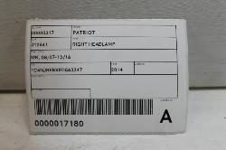 View Auto part Right Headlamp Jeep Patriot 2014