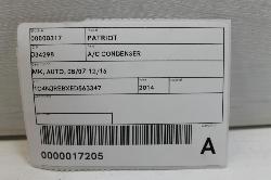 View Auto part A/C Condenser Jeep Patriot 2014
