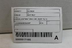 View Auto part Seatbelt/Stalk Jeep Patriot 2014