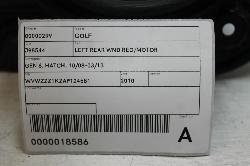 View Auto part Left Rear Wnd Reg/Motor Volkswagen Golf 2010