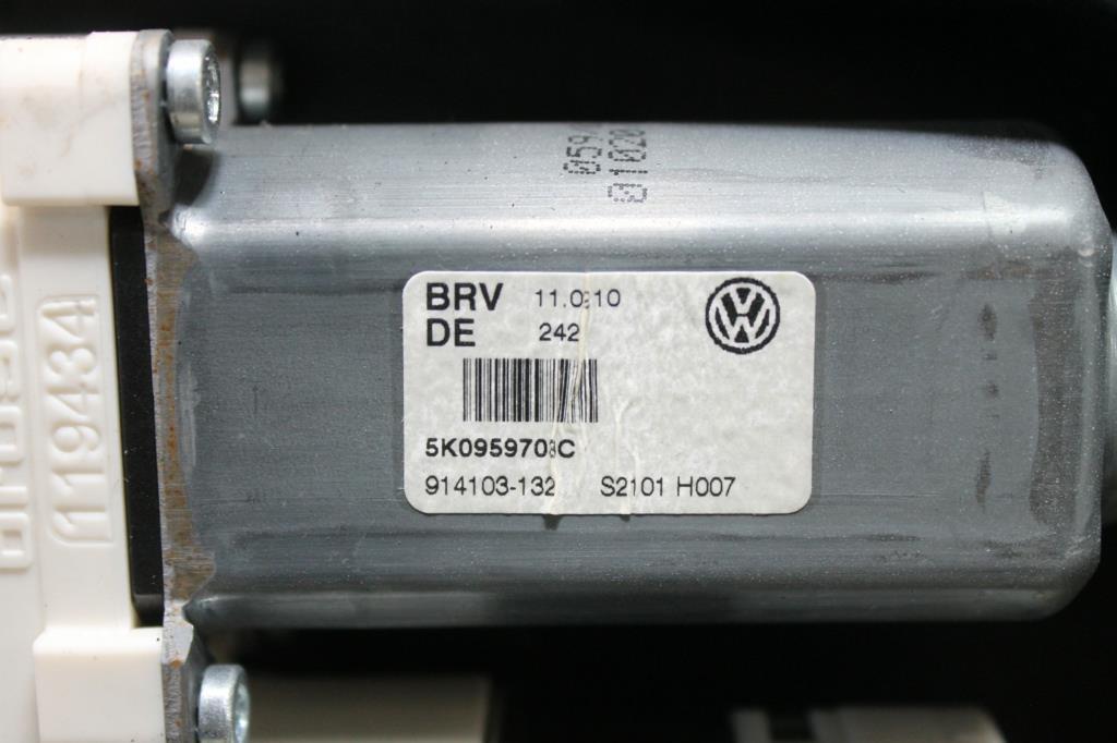 View Auto part Left Rear Wnd Reg/Motor Volkswagen Golf 2010
