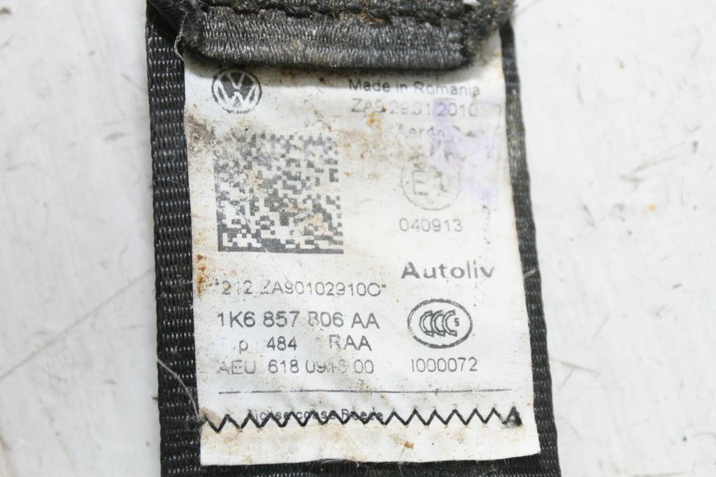 View Auto part Seatbelt/Stalk Volkswagen Golf 2010