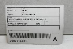 View Auto part Rear Garnish Volkswagen Golf 2010