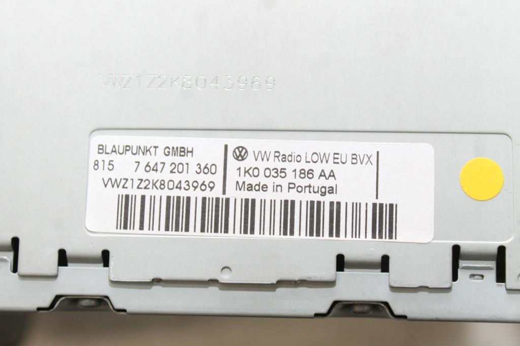 View Auto part Radio/Cd/Dvd/Sat/Tv Volkswagen Golf 2010