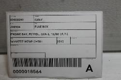 View Auto part Fuse Box Volkswagen Golf 2010