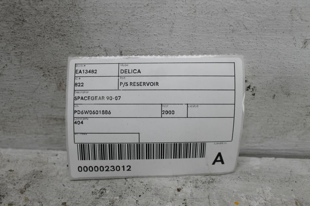 View Auto part P/S Reservoir Mitsubishi Delica 2000