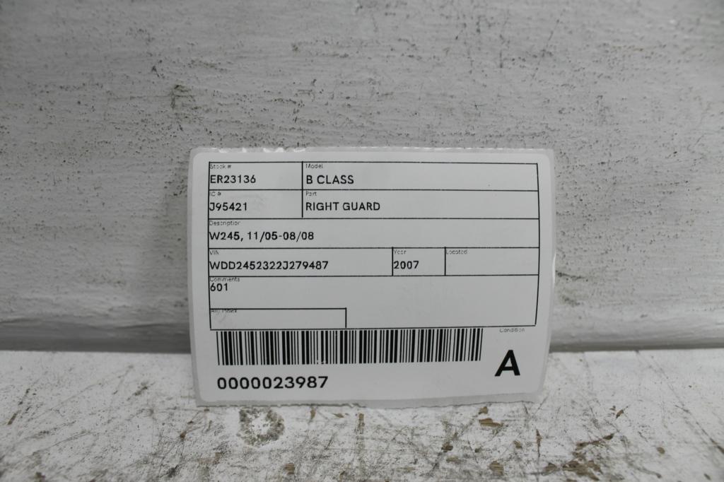 View Auto part Right Guard Mercedes B Class 2007