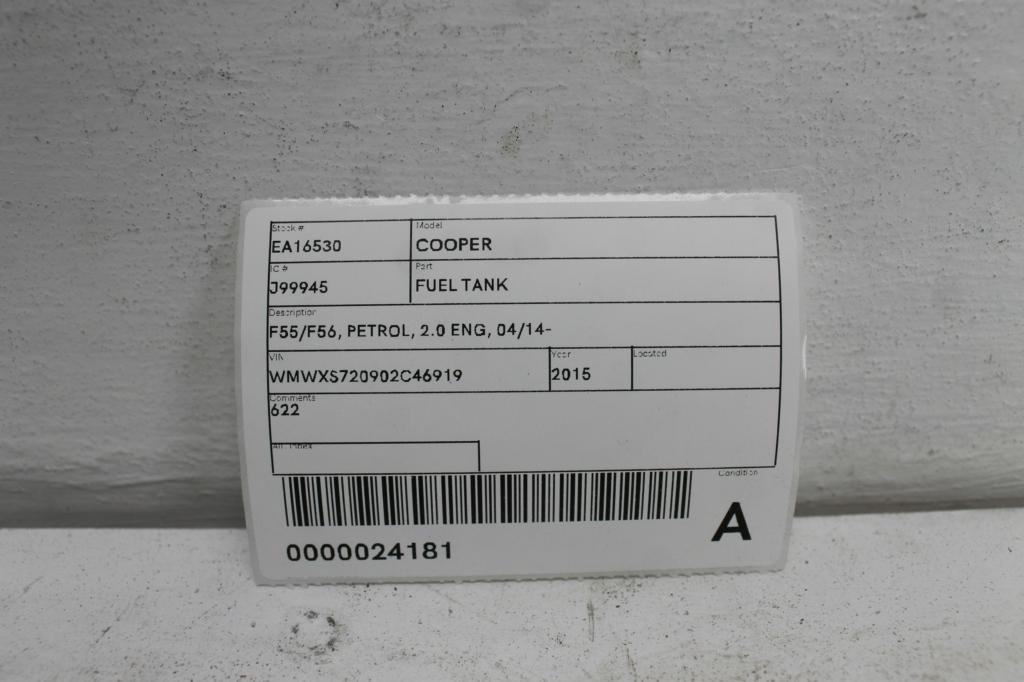 View Auto part Fuel Tank Mini Cooper 2015