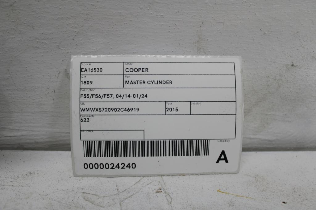 View Auto part Master Cylinder Mini Cooper 2015