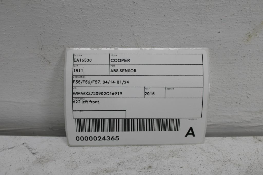 View Auto part Abs Sensor Mini Cooper 2015