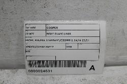 View Auto part Right Guard Liner Mini Cooper 2015
