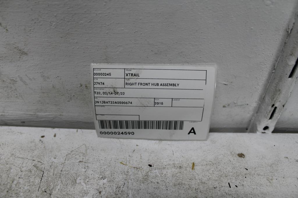 View Auto part Right Front Hub Assembly Nissan Xtrail 2015