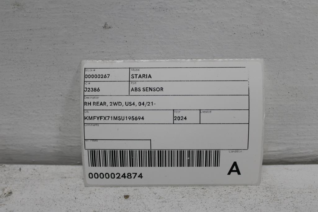 View Auto part Abs Sensor Hyundai Staria 2024