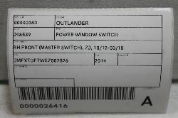 View Auto part Pwr Dr Wind Switch Mitsubishi Outlander 2014