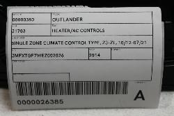 View Auto part Heater/Ac Controls Mitsubishi Outlander 2014