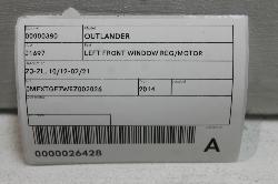 View Auto part Left Front Window Reg/Motor Mitsubishi Outlander 2014