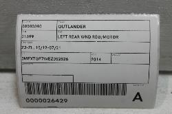 View Auto part Left Rear Wnd Reg/Motor Mitsubishi Outlander 2014