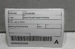 View Auto part Right Front Door Window Mitsubishi Outlander 2014