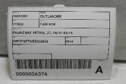 View Auto part Fuse Box Mitsubishi Outlander 2014