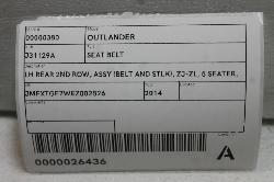 View Auto part Seatbelt/Stalk Mitsubishi Outlander 2014
