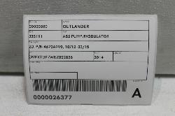 View Auto part Abs Pump/Modulator Mitsubishi Outlander 2014