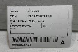 View Auto part Left Indicator/Fog/Side Mitsubishi Outlander 2014