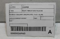 View Auto part Right Indicator/Fog/Side Mini Cooper 2007