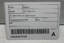 View Auto part Left Taillight Ford Fiesta 2015