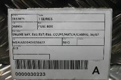 View Auto part Fuse Box Bmw 1 Series 2010