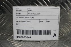 View Auto part Right Taillight Volvo Xc60 2011