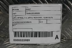 View Auto part Trans/Gearbox Volkswagen Golf 2012