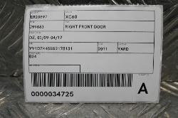 View Auto part Right Front Door Volvo Xc60 2011