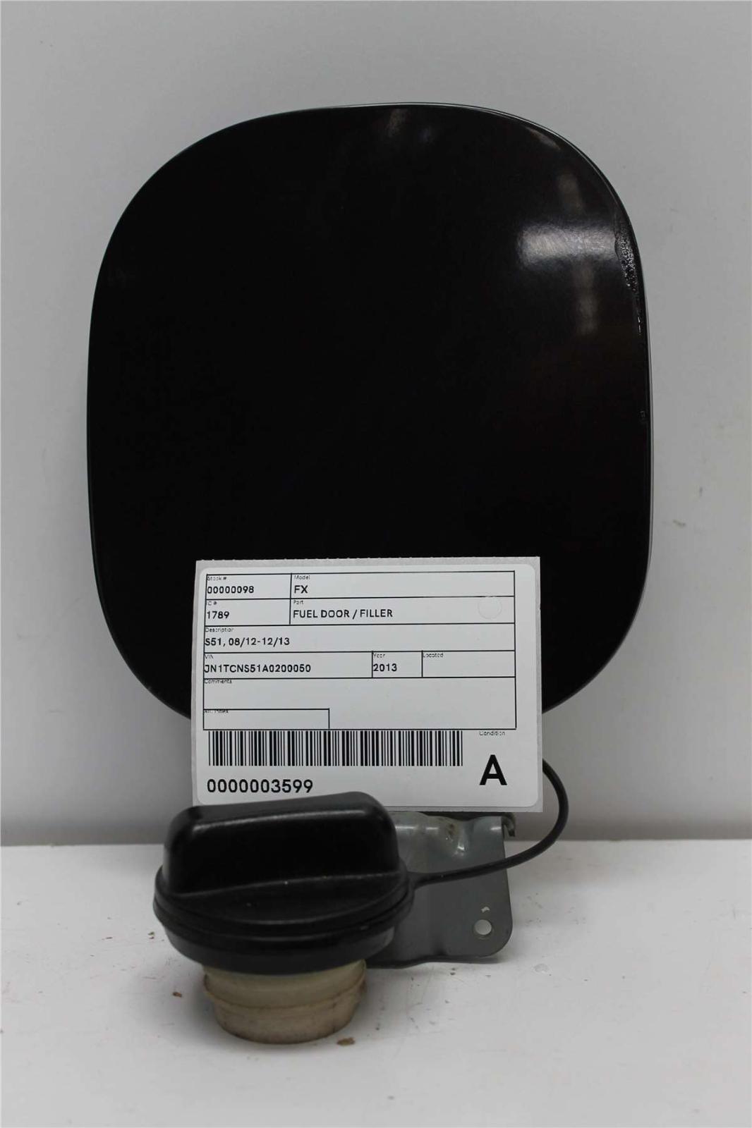 2013 Infiniti Fx Fuel Door / Filler View Auto part Fuel Door / Filler Infiniti Fx 2013